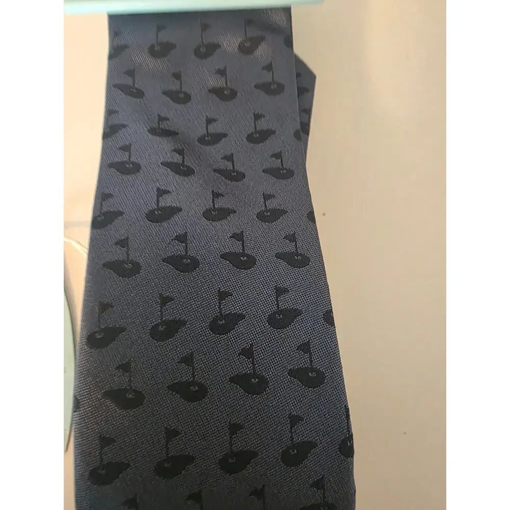 Class Club Boys Blue Novelty Golf Tie NEW